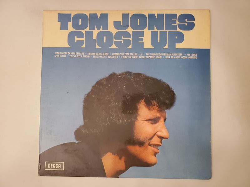Tom Jones Close Up vinyl record